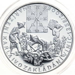 200 Kč, 2008, Zakládání vinic, Proof