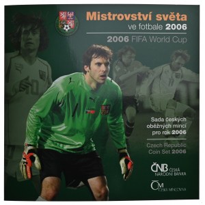 ČR, Sada oběžných mincí 2006, Fotbal