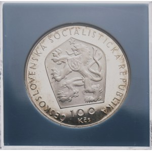Czechoslovakia, 100 koruna 1976, Viktor Kaplan, Proof
