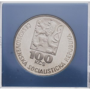 ČSSR, 100 koruna 1978, Julius Fučík, Proof,