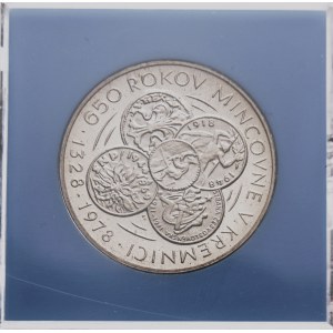 ČSSR, 50 koruna 1978, Mincovna Kremnica, Proof