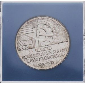 ČSSR, 50 koruna 1979, IX. Sjezd KSČ, Proof