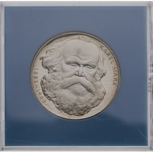 100 koruna 1983, Karel Marx, Proof