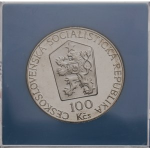 100 koruna 1989, 17 November 1989, Proof