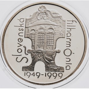 Slovakia, 200 Sk 1999, Founding of the Slovak Philharmonic - 50th Anniversary, Proof