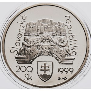 Slovakia, 200 Sk 1999, Founding of the Slovak Philharmonic - 50th Anniversary, Proof