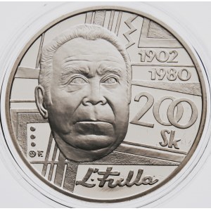 Słowacja, 200 Sk 2002, Ľudovít Fulla - 100 rocznica urodzin, dowód