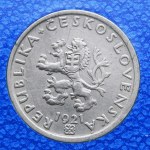 ČSR, 20 haléř 1921, 1924, 1933, 1937, 1938, +25 haléř 1933