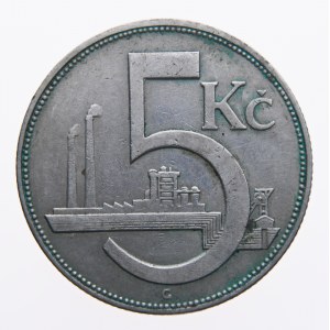 Czechoslovakia, 5 crowns 1927,