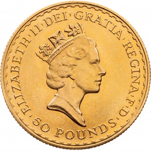 Elizabeth II (1952 - 2022), 50 Pounds 1988