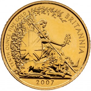 Elizabeth II (1952 - 2022), 10 Pounds 2007
