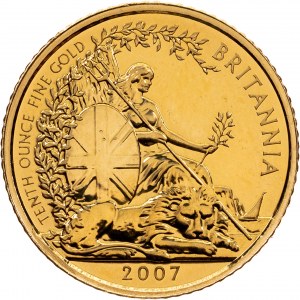 Elizabeth II (1952 - 2022), 10 Pounds 2007