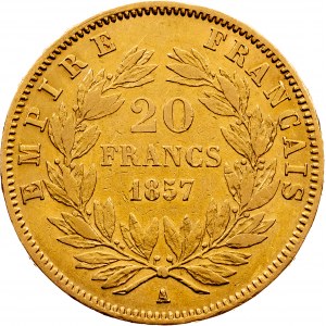 Napoleon III (1852-1870), 20 Frank 1857A