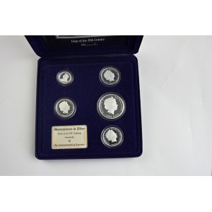 Austrálie Sada Masterpieces in Silver 2000, Proof