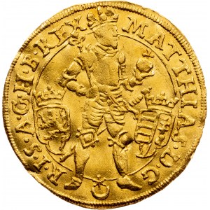 Matyáš, dukát 1615 Praha Hübmer