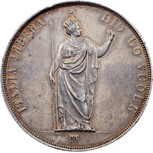 5 Lira 1848 M