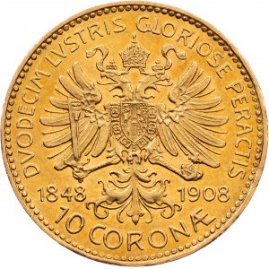 10 crown 1908 jubilee