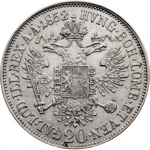 20 krejcar 1852 A