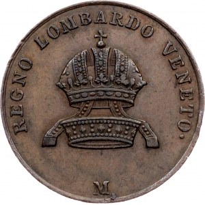 Fr. J. I., 3 centesimi 1849 M