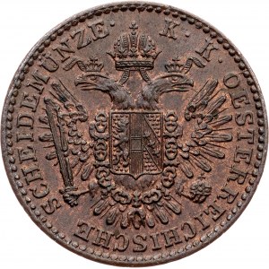 Fr. J. I., 1/2 krejcar 1851 A