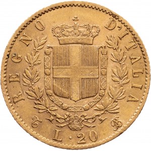 Victor Emmanuel (1861 - 1878), 20 lira 1869