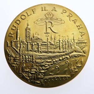 Pamětní medaile k výstavě Rudolf II. a Praha