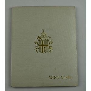 Vatikán, Sady oběžných mincí, 1988, papež Jan Pavel II.