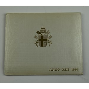 Vatikán, Sady oběžných mincí, 1991, papež Jan Pavel II.