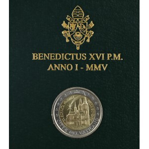 Vatikán, Pamětní mince, 2 Euro 2005, Pontifikát Benedikta XVI.