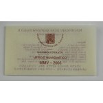 Vatikán, Sada pamětních mincí, 2005, Pontifikát Giovanni Paolo II., H.H. John Paul II., Jeho svatost Jan Pavel II.