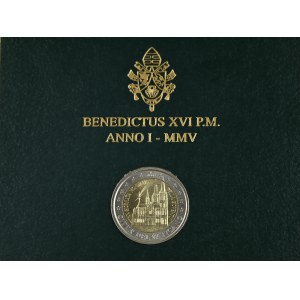 Vatikán, Pamětní mince, 2 Euro 2005, Pontifikát Benedikta XVI.
