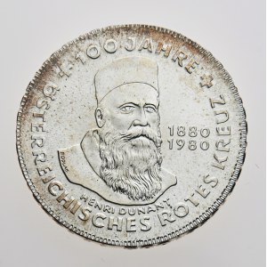 Rakousko, 500 schilling 1980, 100. Jahre Ö sterr. Rotes Kreuz