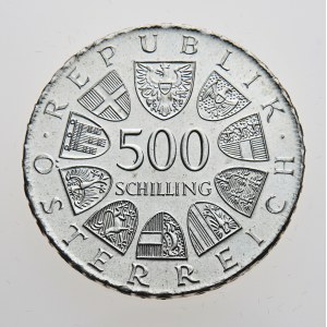Rakousko, 500 schilling 1981, 100. Geburtstag von Otto Bauer