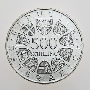 Rakousko, 500 schilling 1981, 200. Jahre Toleranzpatent