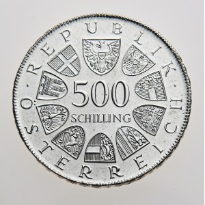 Rakousko, 500 schilling 1982, 825 Jahre Mariazell