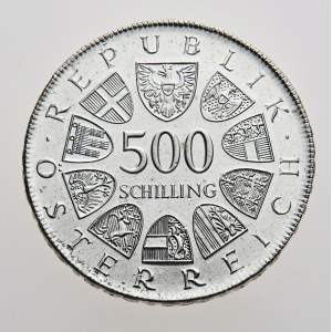 Rakousko, 500 schilling 1982, 825 Jahre Mariazell