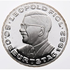 Rakousko, 500 schilling 1982, 80. Geburtstag von Leopold Figl, Proof