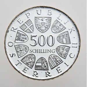 Rakousko, 500 schilling 1983, Österreichischer Katholikentag