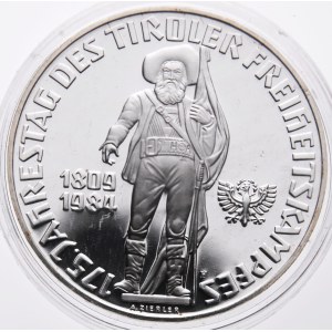 Rakousko, 500 schilling 1984, 175-Jahr-Feier des Tiroler Freiheitskampfes, Proof