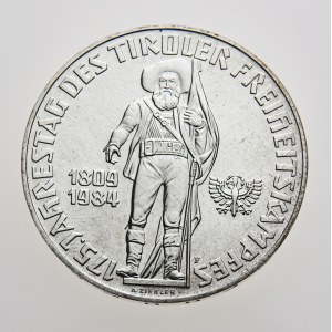 Rakousko, 500 schilling 1984, 175-Jahr-Feier des Tiroler Freiheitskampfes