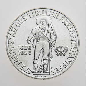Rakousko, 500 schilling 1984, 175-Jahr-Feier des Tiroler Freiheitskampfes