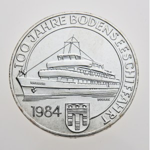 Rakousko, 500 schilling 1984, 100 Jahre Österr. Bodenseeschiffahrt