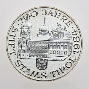 Rakousko, 500 schilling 1984, 700 Jahre Stiftskirche in Stams