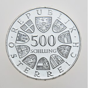Rakousko, 500 schilling 1984, 100. Todestag von Fanny Elβ ler