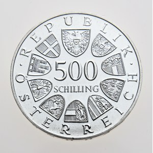 Rakousko, 500 schilling 1985, 400 Jahre Karl-Franzens-Universität Graz