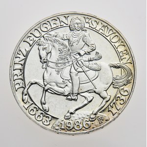 Rakousko, 500 schilling 1986, 250. Todestag des Prinzen Eugen