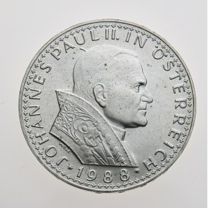 Rakousko, 500 schilling 1988, Papstbesuch in Österreich