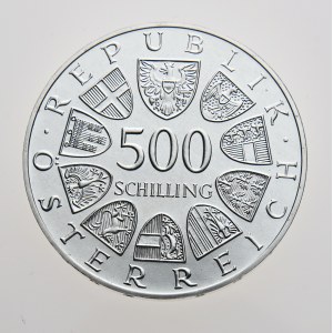 Rakousko, 500 schilling 1988, 100 Jahre Einigungsparteitag in Hainfeld