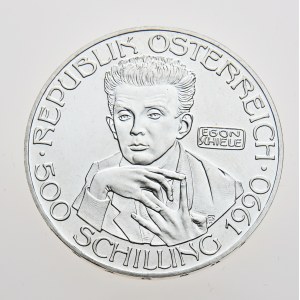 Rakousko, 500 schilling 1990, Egon Schiele