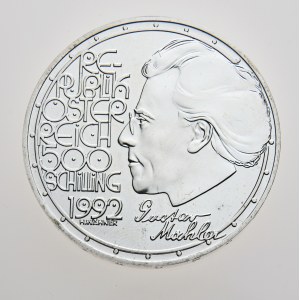 Rakousko, 500 schilling 1992, Gustav Mahler